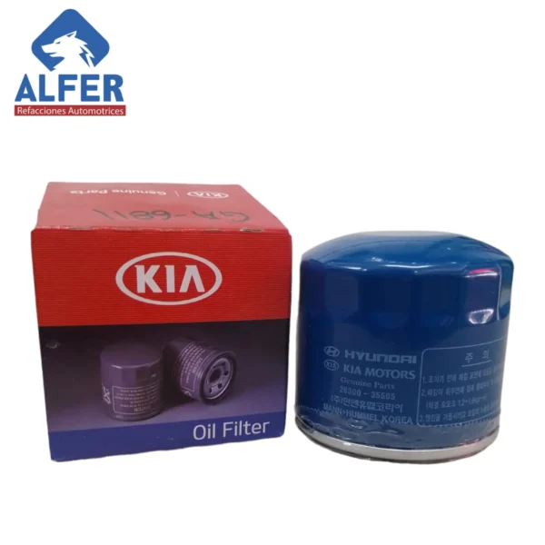 Filtro de aceite Kia GA6811 = GP6811