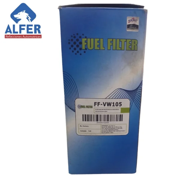 Filtro de gasolina Fuel filter FF-VW105 = GG102 - Imagen 3