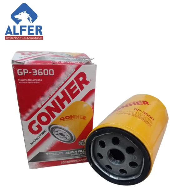 Filtro de aceite Gonher GP3600 - Imagen 2