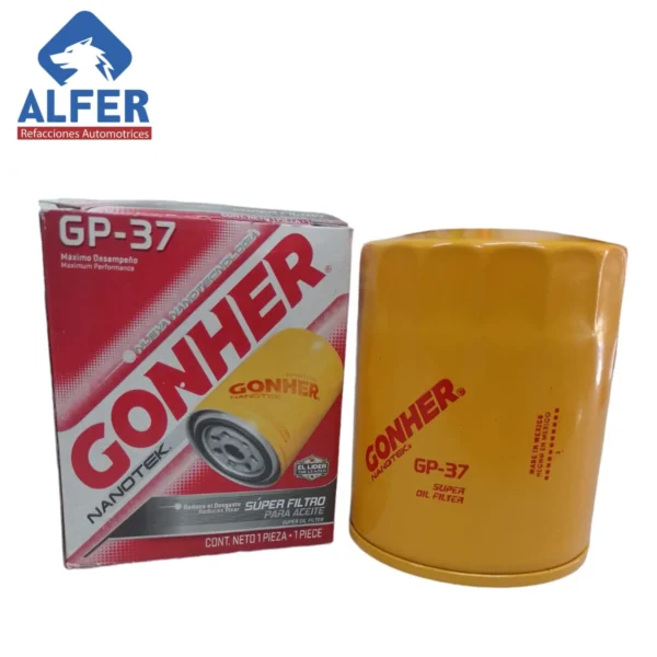 Filtro de aceite Gonher GP37