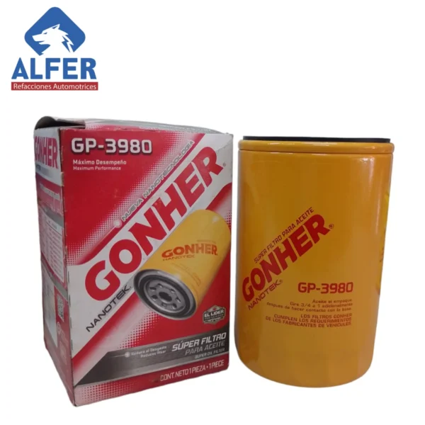 Filtro de aceite Gonher GP3980