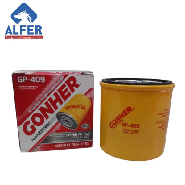 Filtro de aceite Gonher GP409