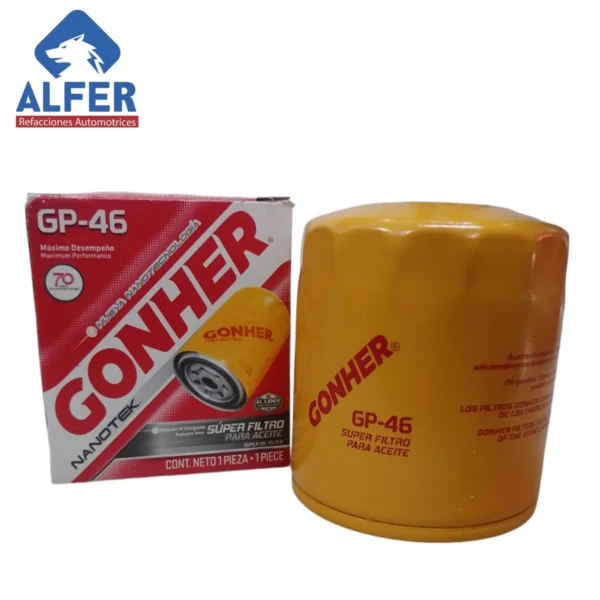 Filtro de aceite Gonher GP46