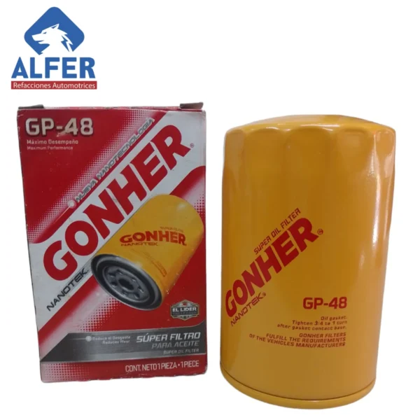 Filtro de aceite Gonher GP48