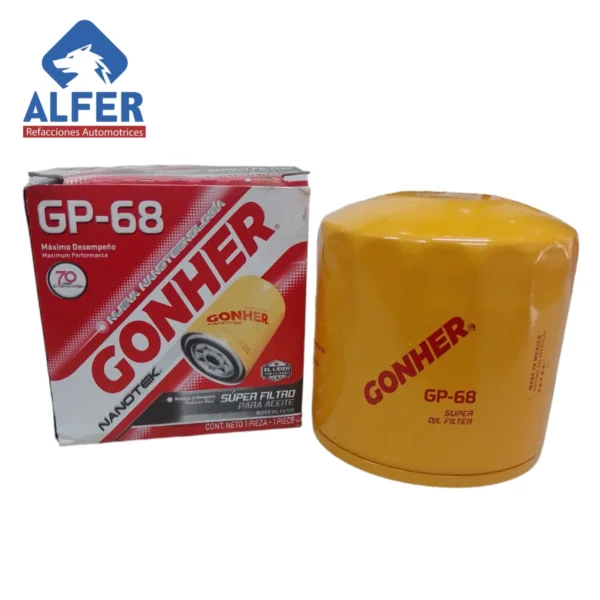 Filtro de aceite Gonher GP68