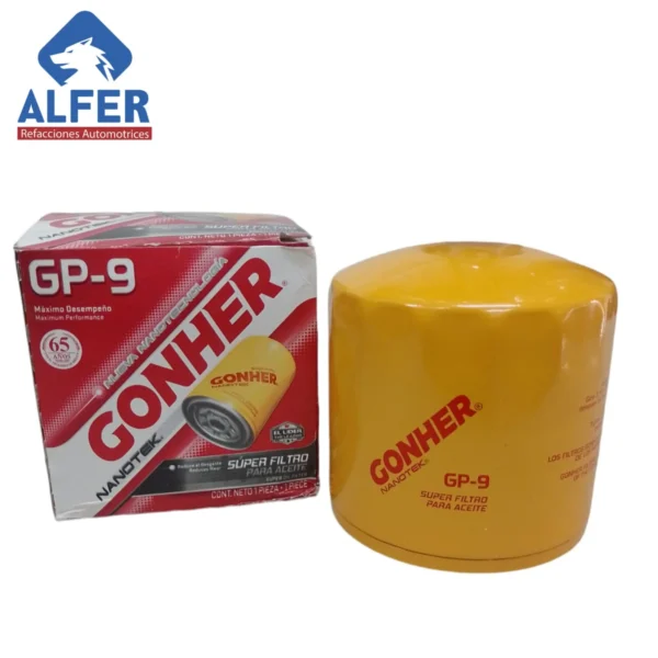 Filtro de aceite Gonher GP9