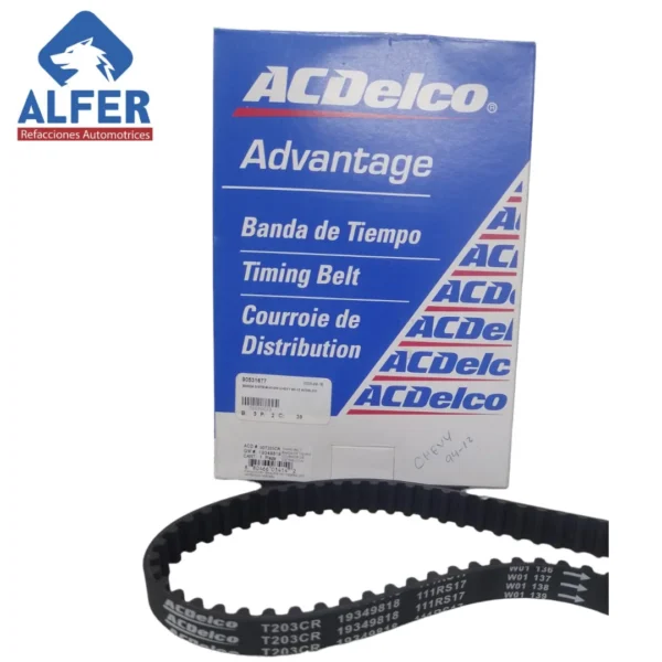 Banda de distribución o de tiempo ACDelco T203CR = T203 - Imagen 2