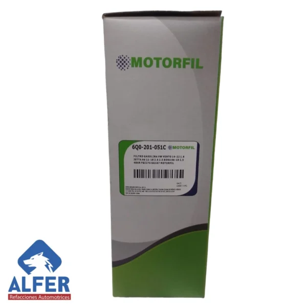 Filtro de gasolina Motorfil 6Q0-201-051C = GG107 - Imagen 2