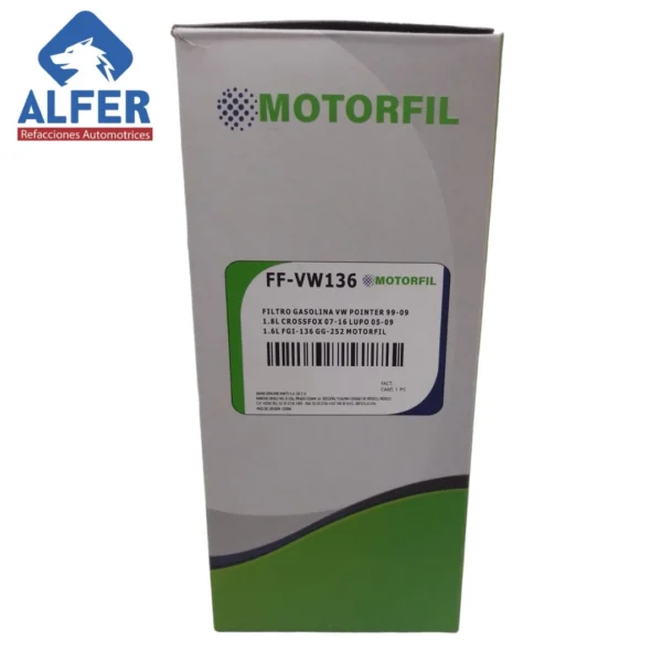 Filtro de gasolina Motorfil FF-VW136 = GG252 - Imagen 3