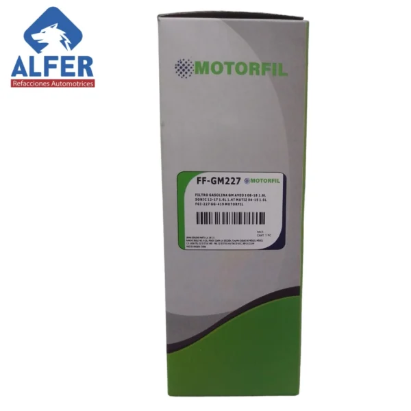 Filtro de gasolina Motorfil FF-GM227 = GG419 - Imagen 3