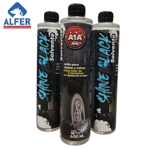 Abrillantador Shine Black solvente 600ml