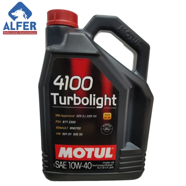 Garrafa de aceite Motul 10 W 40 - Imagen 2