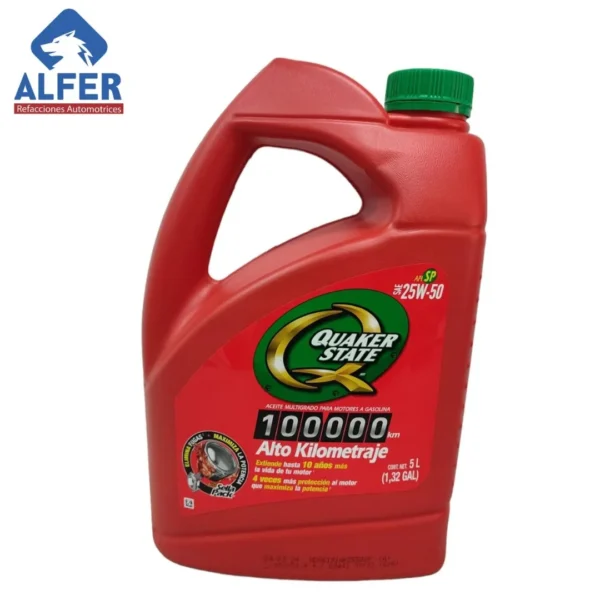 Quaker State Alto kilometraje 5L - Imagen 2