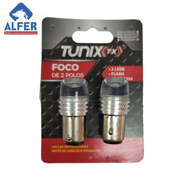 Tunix 2 polos patas disparejas 3 leds blanco