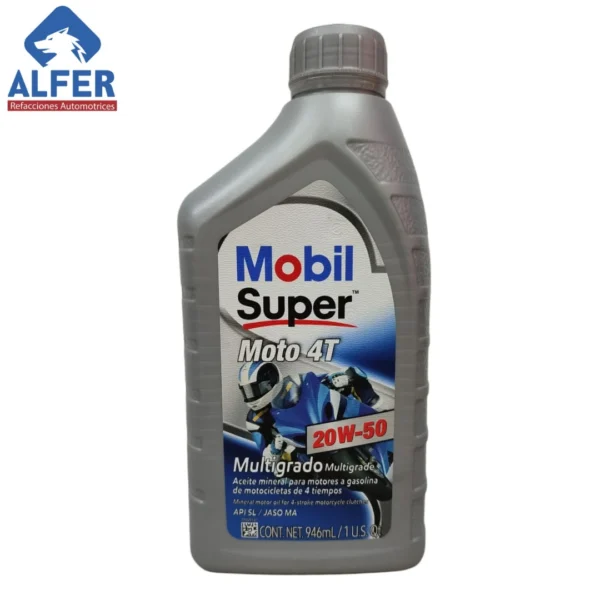 Aceite para moto 20 W 50 Mobil - Imagen 2