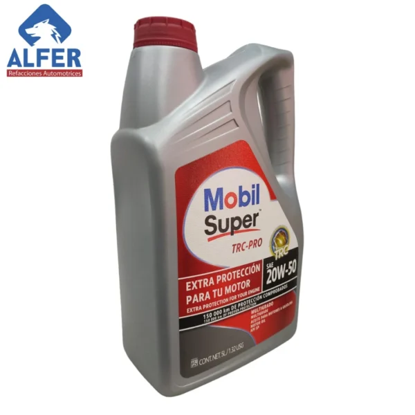 Garrafa de aceite Mobil 20w-50 - Imagen 2