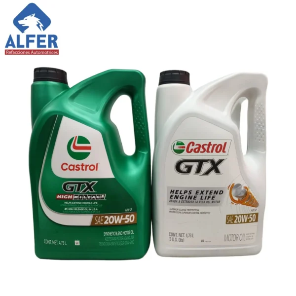 Garrafa de aceite Castrol 20 W 50