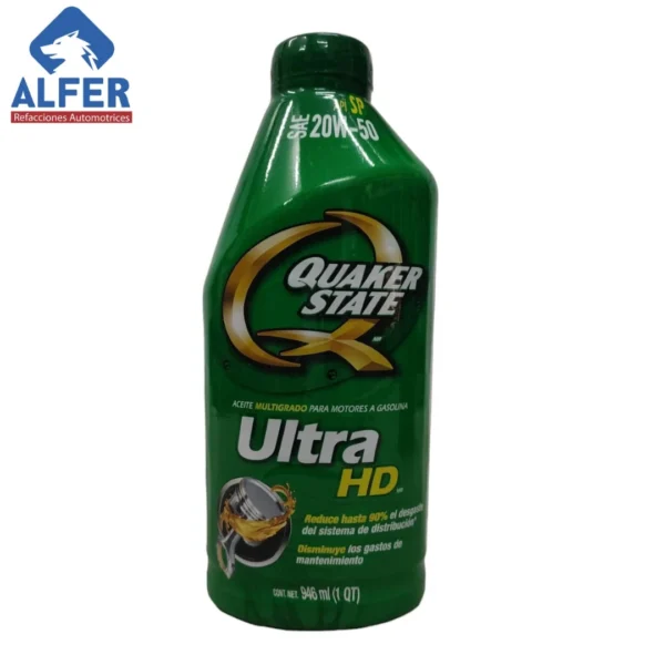 Aceite Quaker State 20 W 50 - Imagen 2