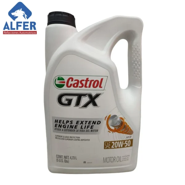 Garrafa de aceite Castrol 20 W 50 - Imagen 2