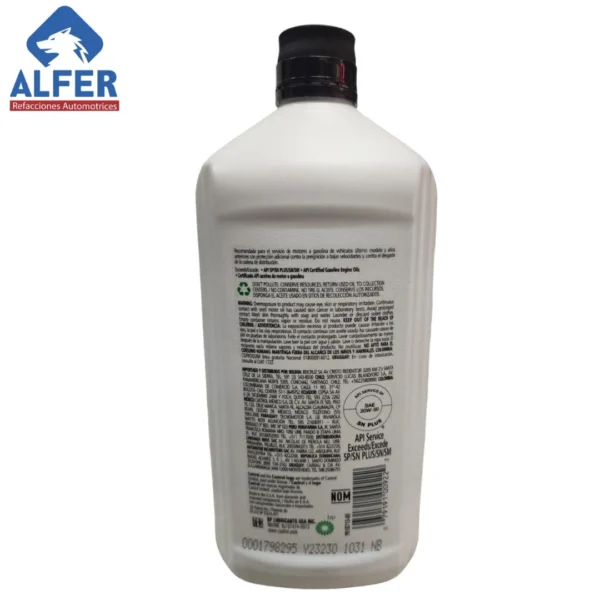 Aceite Castrol 20 W 50 - Imagen 3