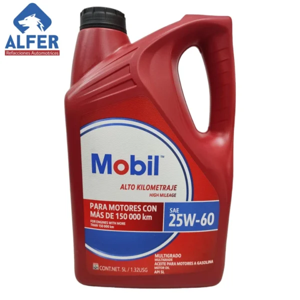 Garrafa de aceite Mobil 25w-60 - Imagen 2