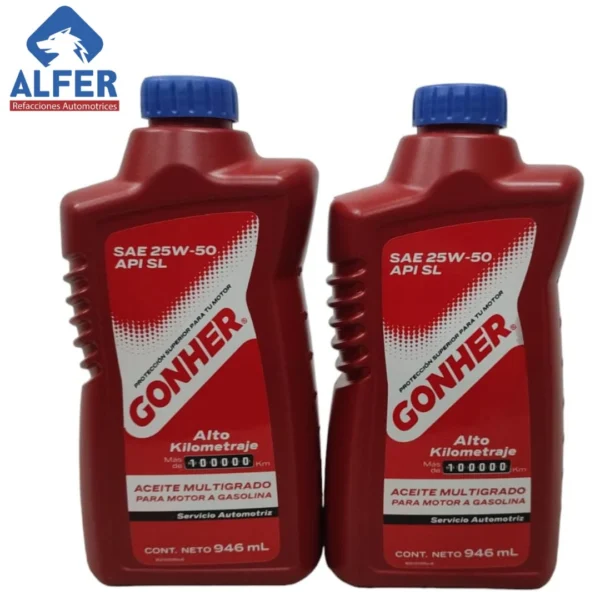 Aceite Gonher 25w-50