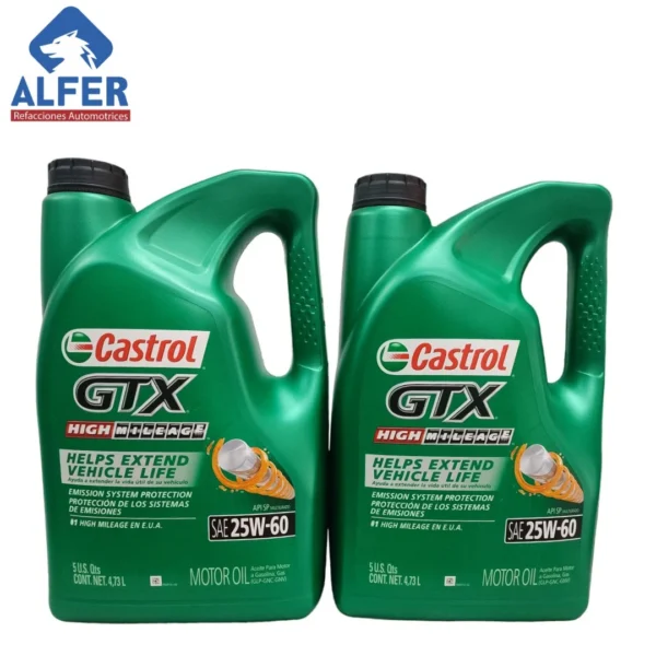 Garrafa de aceite Castrol 25 W 60