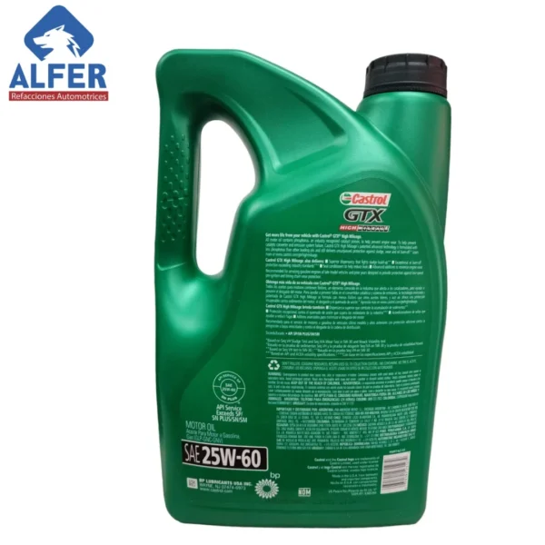 Garrafa de aceite Castrol 25 W 60 - Imagen 3