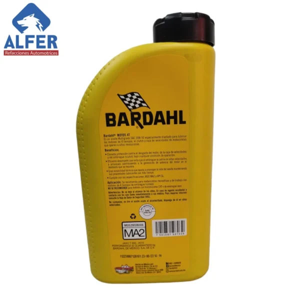 Aceite para moto 20 W 50 Bardahl - Imagen 3