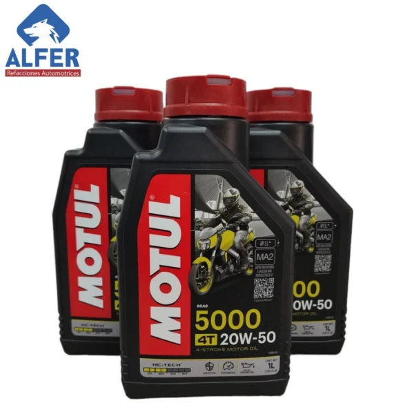 Aceite para moto 20 W 50 Motul 5000