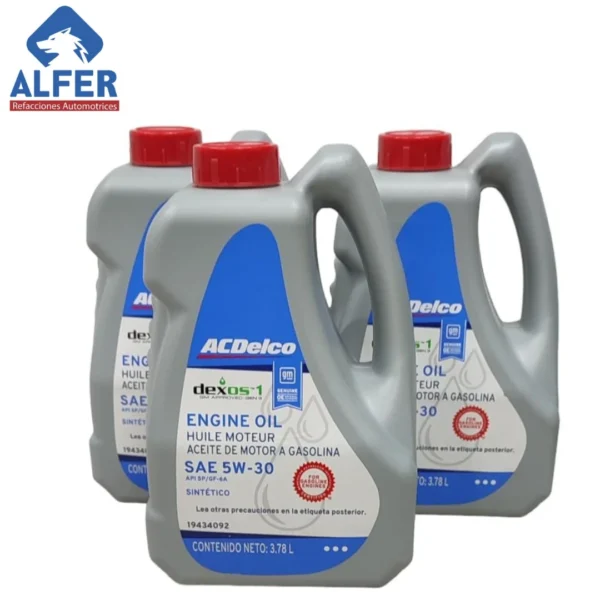 Garrafa de aceite ACDelco 5w-30