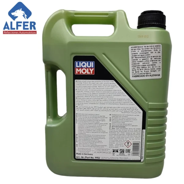 Garrafa de aceite Liqui Moly 5w-30 Molygen - Imagen 3