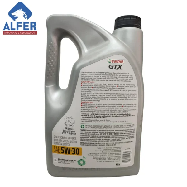 Garrafa de aceite Castrol 5 W 30 - Imagen 3