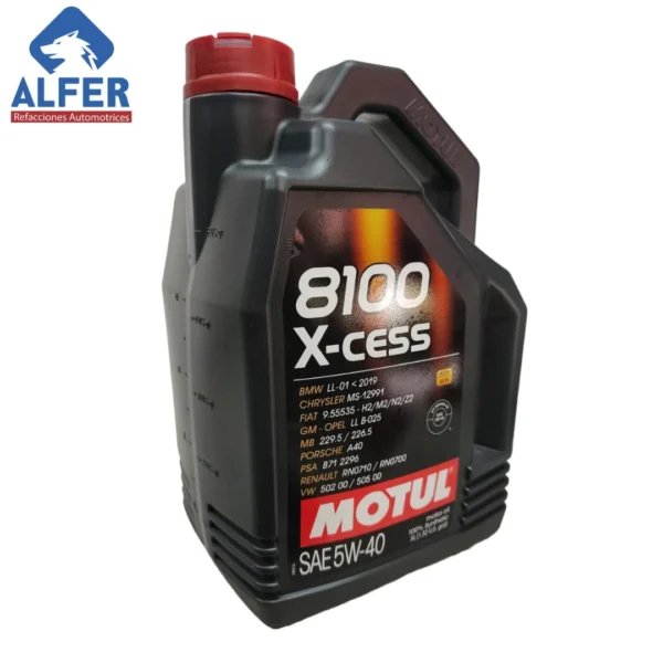 Garrafa de aceite Motul 5 W 40 - Imagen 2