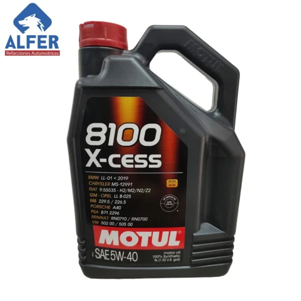 Garrafa de aceite Motul 5 W 40