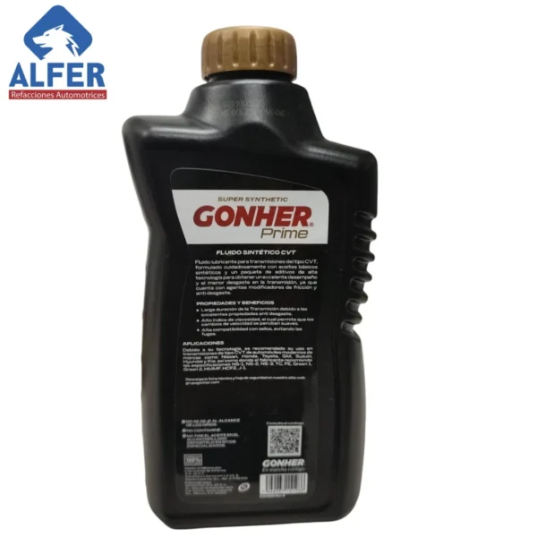 Aceite para trasmisión CVT Gonher Prime - Imagen 3