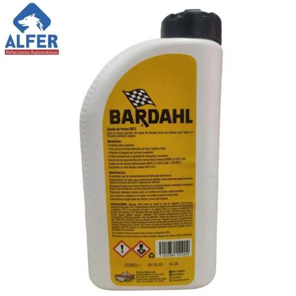 Liquido para frenos 1L Bardahl - Imagen 3