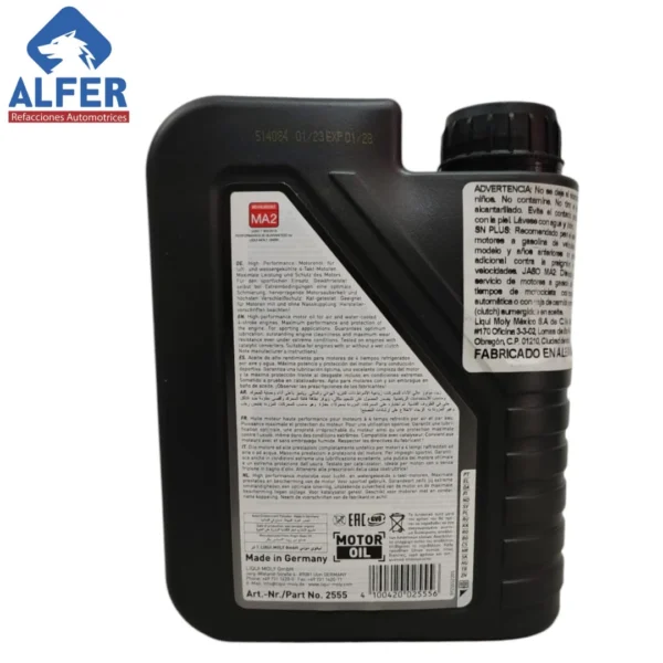 Aceite para moto 15 W 50 Liqui Moly - Imagen 3