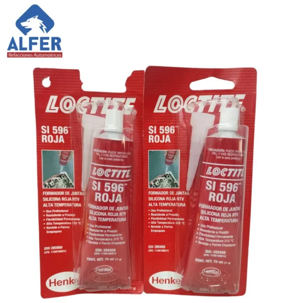 Silicon rojo Loctite