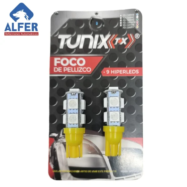 Tunix pellizco 9 leds amarillo