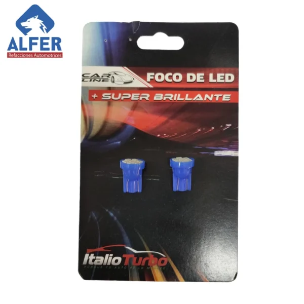 Italio turbo pellizco 8 leds azul