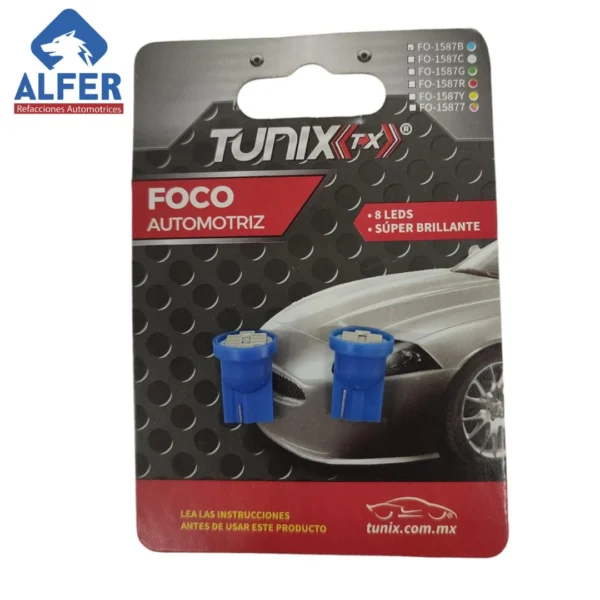 Tunix pellizco 8 leds azul