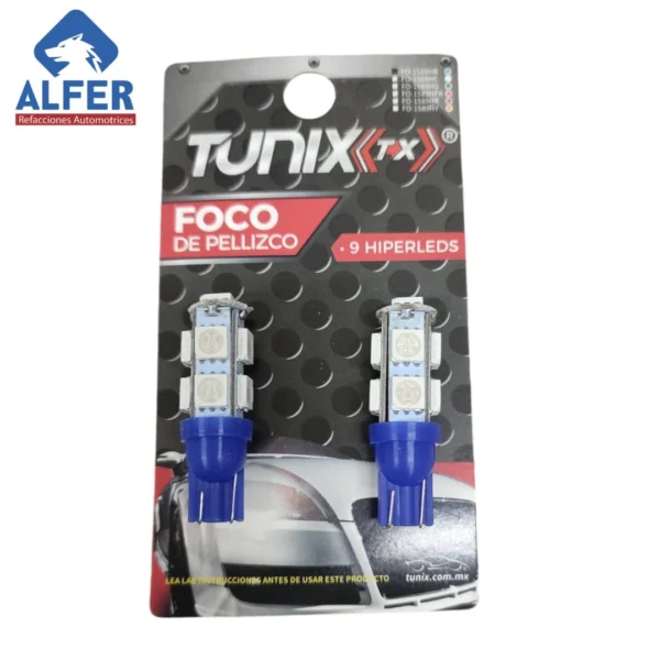 Tunix pellizco 9 leds azul