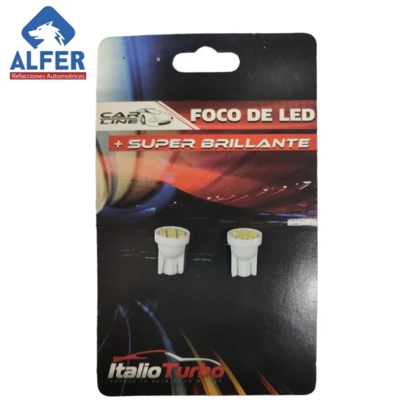 Italio turbo pellizco 8 leds blanco