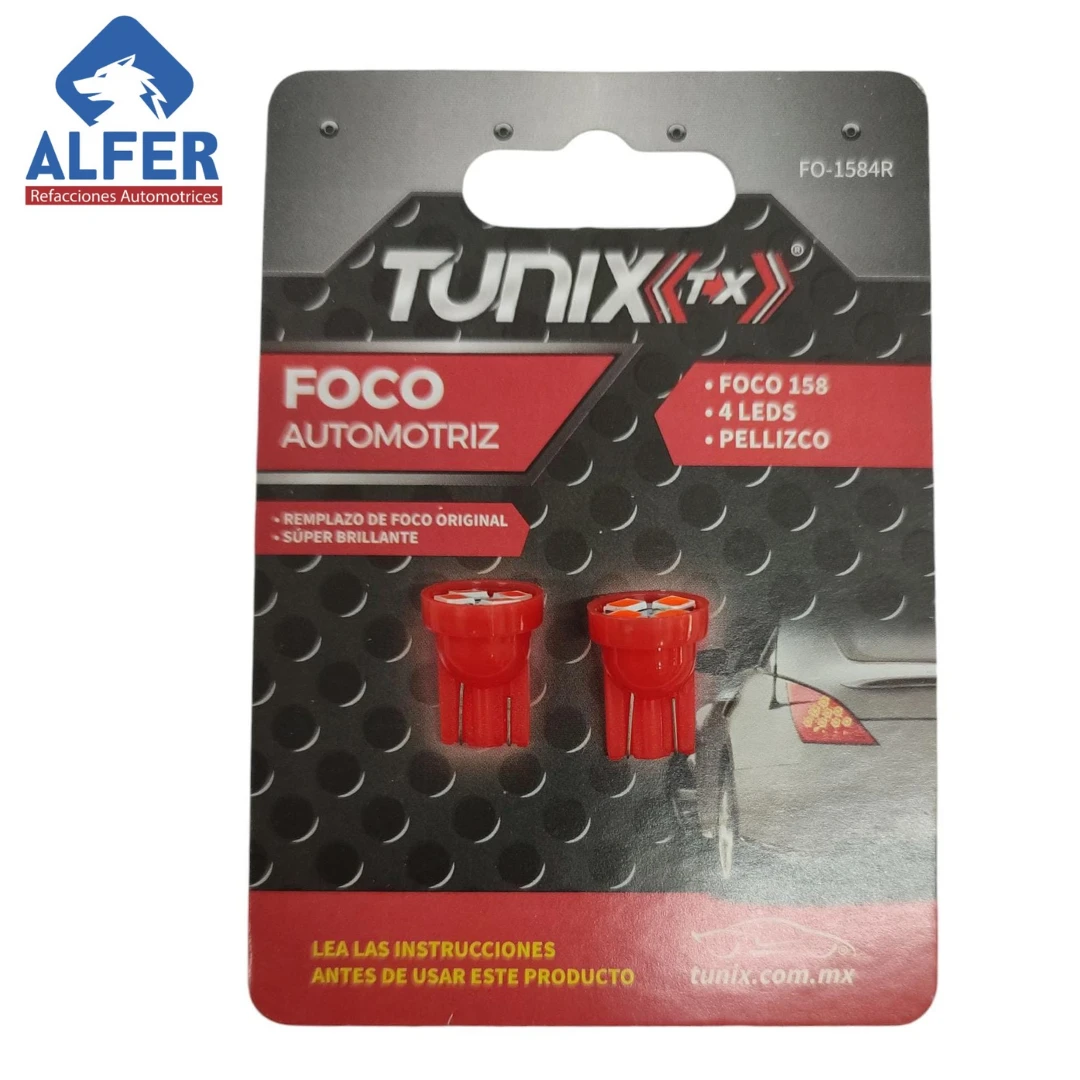 Tunix pellizco 4 leds rojo