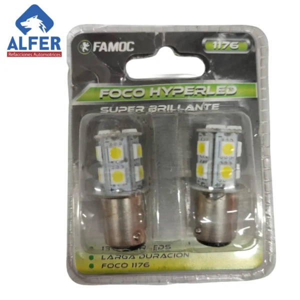 Foco Famoc 2 polos patas parejas 13 leds